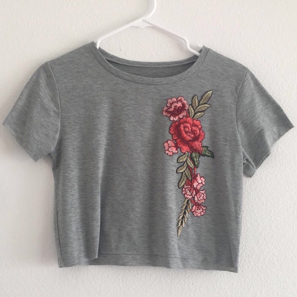 Flower Crop Top